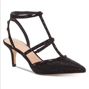 NWT I.N.C. Carma Evening Kitten Heel Pumps